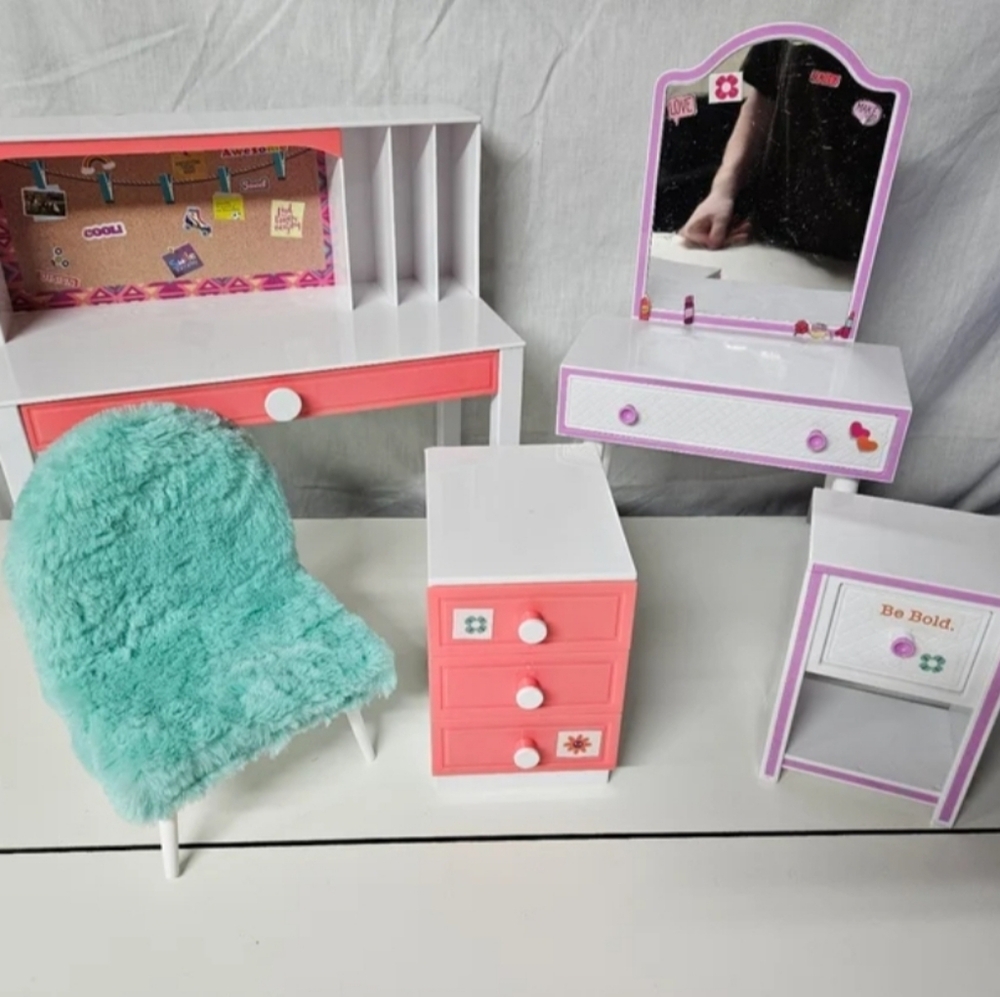 Vibrant Dollhouse Furniture Set